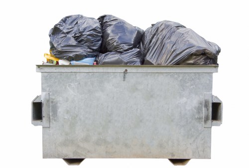 Resident arranging waste pickup in Brixton